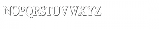 ld vicinity shadow Font UPPERCASE