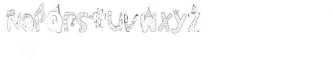 ldj birthday party Font LOWERCASE