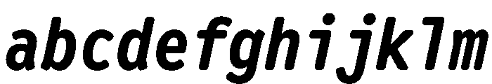 Letter Gothic Recast Bold Italic FONT