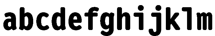Letter Gothic Recast Extra Bold FONT