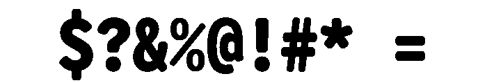 Letter Gothic Recast Heavy Font OTHER CHARS