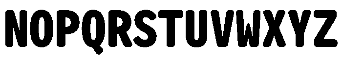 Letter Gothic Recast Heavy Font UPPERCASE
