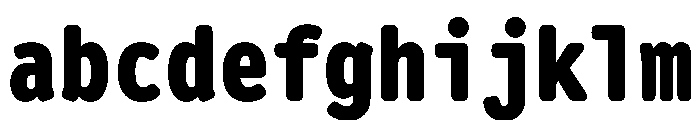 Letter Gothic Recast Heavy FONT