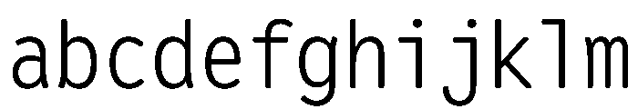 Letter Gothic Recast Light FONT