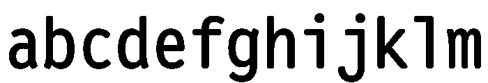 Letter Gothic Recast Medium FONT