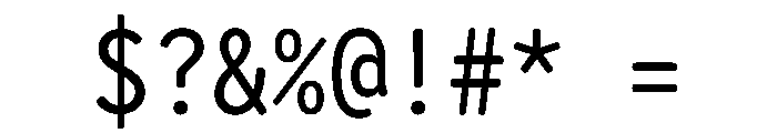 Letter Gothic Recast Regular Font OTHER CHARS