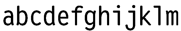 Letter Gothic Recast Regular FONT