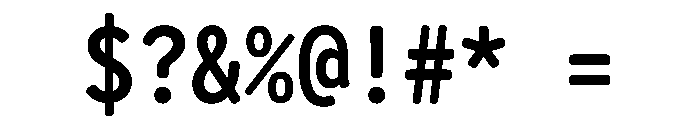 Letter Gothic Recast Semibold Font OTHER CHARS