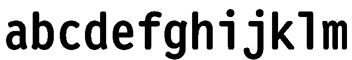 Letter Gothic Recast Semibold FONT