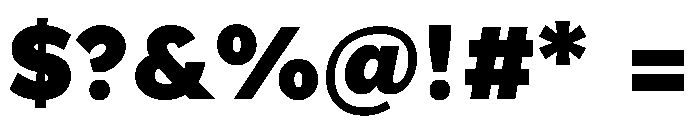 Lexend Deca Black Font OTHER CHARS