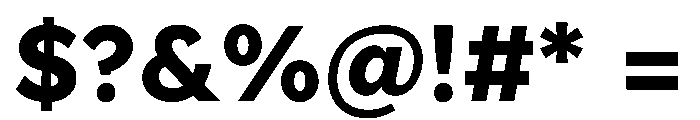 Lexend Deca Bold Font OTHER CHARS