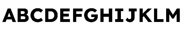 Lexend Deca Bold Font UPPERCASE