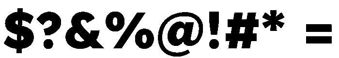 Lexend Deca ExtraBold Font OTHER CHARS