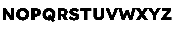 Lexend Deca ExtraBold Font UPPERCASE