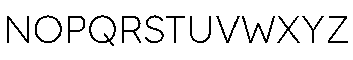 Lexend Deca ExtraLight Font UPPERCASE