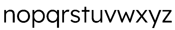Lexend Deca Light Font LOWERCASE