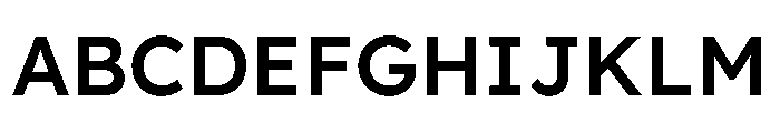 Lexend Deca Medium Font UPPERCASE