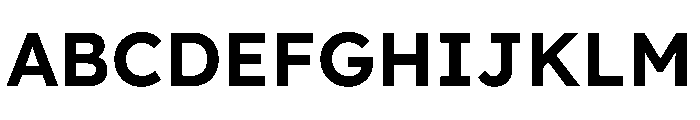 Lexend Deca SemiBold Font UPPERCASE