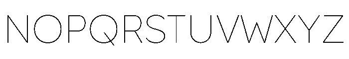 Lexend Deca Thin Font UPPERCASE