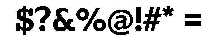 Lexia Hebrew Bold Font OTHER CHARS