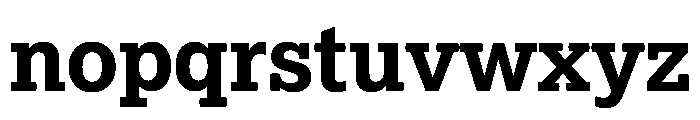 Lexia Hebrew Bold Font LOWERCASE