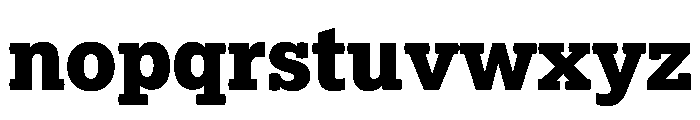Lexia Hebrew Extra Bold Font LOWERCASE