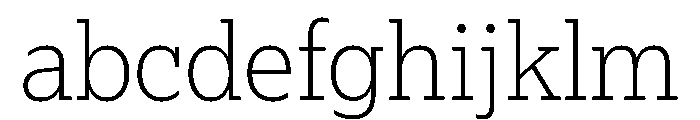 Lexia Hebrew Extra Light FONT