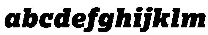 Lexia Hebrew Heavy Italic FONT