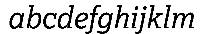 Lexia Hebrew Italic FONT