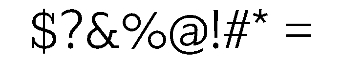 Lexia Hebrew Light Font OTHER CHARS