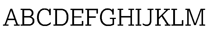 Lexia Hebrew Light Font UPPERCASE