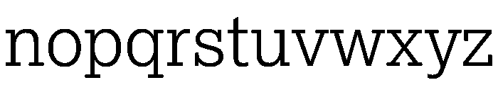 Lexia Hebrew Light Font LOWERCASE