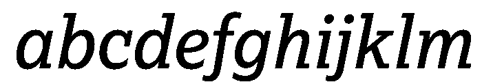 Lexia Hebrew Medium Italic FONT