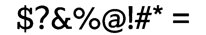 Lexia Hebrew Medium Font OTHER CHARS