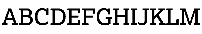 Lexia Hebrew Medium Font UPPERCASE