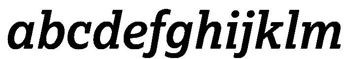 Lexia Hebrew Semibold Italic FONT