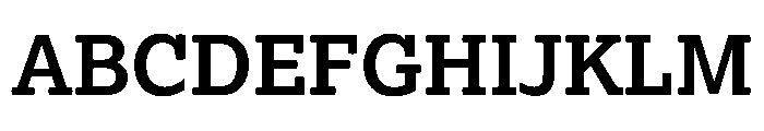 Lexia Hebrew Semibold Font UPPERCASE