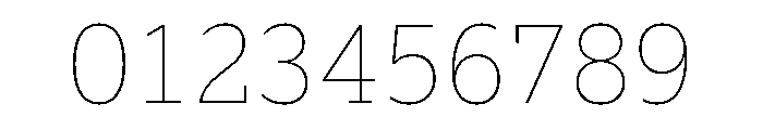 Lexia Hebrew Thin Font OTHER CHARS