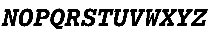Lexia Mono Hebrew Bold Italic Font UPPERCASE