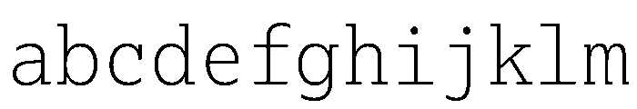 Lexia Mono Hebrew Extra Light FONT