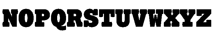 Lexia Mono Hebrew Heavy Font UPPERCASE