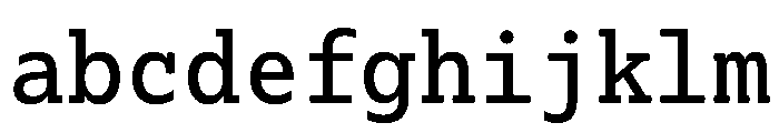 Lexia Mono Hebrew Medium FONT
