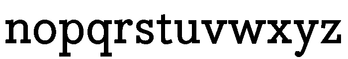 Lexia Variable Medium Font LOWERCASE