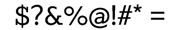 Lexia Variable Regular Font OTHER CHARS