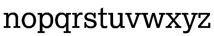 Lexia Variable Regular Font LOWERCASE