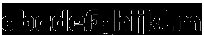 LEGENDARY DANCE-Hollow-Inverse FONT