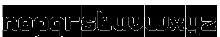 LEGENDARY DANCE-Hollow-Inverse Font LOWERCASE