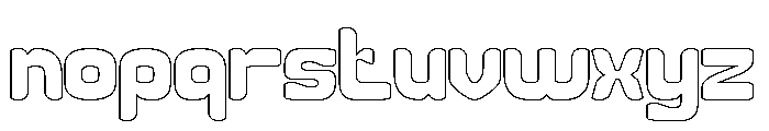 LEGENDARY DANCE-Hollow Font LOWERCASE