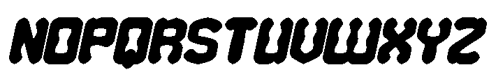 LEGENDARY HERO Bold Italic Font UPPERCASE