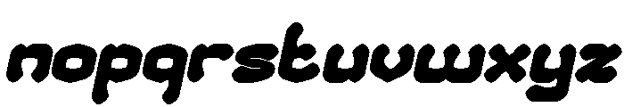 LEGENDARY HERO Bold Italic Font LOWERCASE